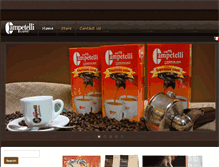 Tablet Screenshot of caffecampetelli.com